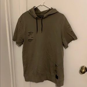 Hooded shirt